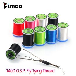 Bimoo 140D GSP Fly Tying Polyethylene Floss Thread High Tensile Tying Thread Sea Fishing Streamer Pike Bass Flies Jig Lures