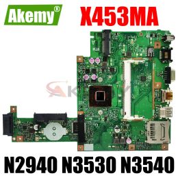 Motherboard X453MA Laptop Motherboard for ASUS X453MA X453M original Notebook mainboard N2830 N2840 N2930 N2940 N3530 N3540 CPU