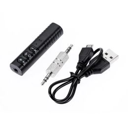 2024 3.5Mm Aux Bluetooth Adapter Bluetooth 5.0 Audio Transmitter for Car Headphone Speaker Music Receiver Car Kit Wireless Donglefor Car