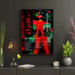 Pop Hip Hop Rapper Roddy Ricch Posters Aesthetic Music Album Cover Art Home Wall Decor for Bar Room Canvas Painting Picture