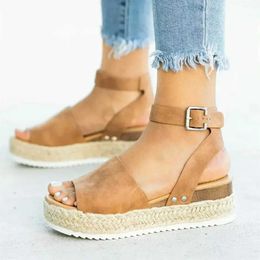 Sandalen Sommer Frauen Keile Schuhe für Flip Flop Chaussures Femme Plattform Plus Size H240409 GY1K