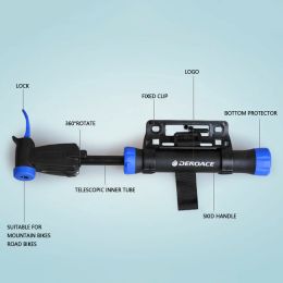 Mini Portable Bicycle Pump Bidirectional 80 Psi Bike Hand Air Pump Mtb Cycling Tyre Inflator Bicycle Accessories