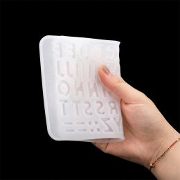 Letter Mould Alphabet Number Epoxy Resin Mould Crystal Pendant Earring Silicone Moulds Homemade For DIY Jewellery Making Accessories