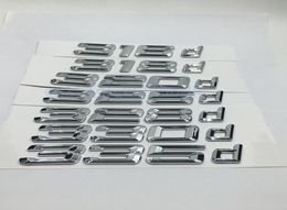 New Design 316d 318d 320d 325d 328d 330d 335d Car Emblem Rear Number Letter sticker for BMW 3 series E90 E46 E91 E92 E93 F305864680