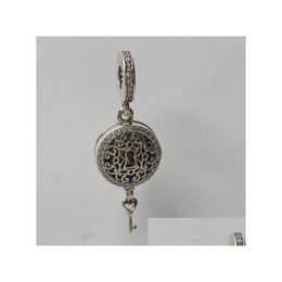 Silver Regal Love Key Pendant Charm 925 Sterling Sier Suitable For Beads Bracelet Jewellery 797660Cz Fashion Gift Drop Delivery Dh92H