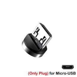 1/5pcs Round Magnetic Cable Tip Micro USB Charging Cable Plug USB Type C Magnet Cable Adapter for Iphone Magnet Charger Adapter