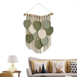 Tapestries Macrame Wall Leaves Bohemian Decoration For Kitchen Bathroom Bedroom Living Room