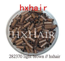 10000pcs 28mm Copper Tube Micro Rings Links Beads Black DBrown Brown LBrown Blonde5737656