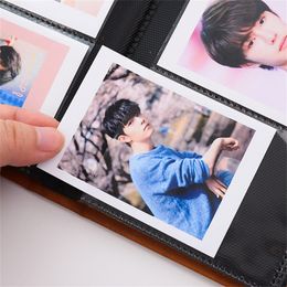 Pockets Mini Photo Album 3 Inch Photo Paper Book PU Leather Cover For Fujifilm Instax Mini 11 9 8 7s 90 70 LiPlay Camera Film