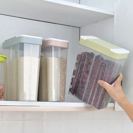 Storage Bottles Kitchen Food Tanks Plastic Whole Grain