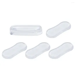 Toilet Seat Covers Noise Reduction Solution 5PCS Strong Adhesive Cover Bumpers Durable Silicone Material Reduces Impact Sound