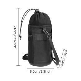 Bicycle Cup Holder Bag Pocket Phone Holder Bicycle Handlebar Water Bottle Cage Bike Water Bottle Holder Bag For Scooter Touring