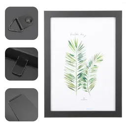 Frames Wooden Po Frame Picture Wall Hanging Desktop Chic Holder Simple Style Display Container