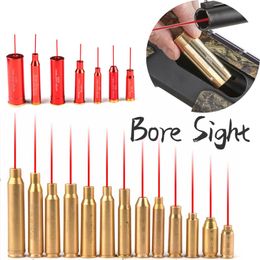 EWOLF Red Dot Laser Brass Boresight CAL Cartridge Bore Sighter for Scope Hunting