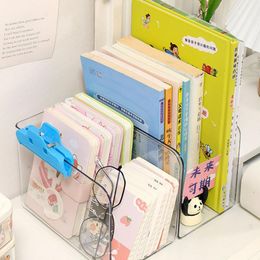 Holder File Organiser Desktop Acrylic Desk Magazine Folder Sorter Letter Stand Mail Book Paper Brochure Bin Box Storage