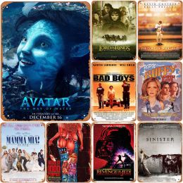 Old Movie Metal Tin Signs Buffy Mamma Mia Bad Boys Posters Plate Wall Decor for Film Home Bars Man Cave Cafe Clubs Garage Retro