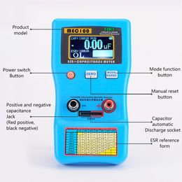 MEC-100 ESR Multi-Meter Capacitance Ohm Metre Professional Measuring Internal Resistance of Capacitor Capacitance Circuit Tester