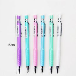 5 Pcs 0.4mm Mechanical Pencil Automatic Pen for Students Non-Toxic Mechanical Pencil for Beginners Continuous Core Stationery