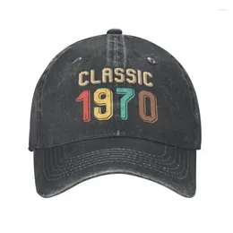 Ball Caps Fashion Cotton Vintage Classic 1970 Baseball Cap For Men Women Adjustable Dad Hat Sports