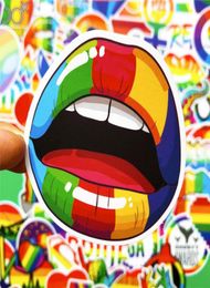 100Pcs Rainbow Colour VSCO Stickers Pack Car Bike Luggage Sticker Laptop Skateboard Motor Water Bumper Bottle Decal2816608