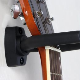 1 Pcs Wall Mount Guitar Hanger Hook Non-slip Holder Stand for Acoustic Guitar Ukulele Violin Bass Guitar Instrument Accessories