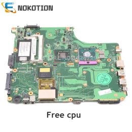 Motherboard NOKOTION Laptop Motherboard For Toshiba Satellite A300 A305 V000125000 V000125560 V000125600 6050A2169401 DDR2 965GM free cpu