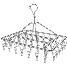 Hangers Sock Drying Rack Laundry Drip Hanger Home Supplie Clothing Airer Stainless Steel Hanging Swivel Windproof Durable