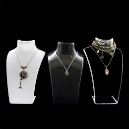 Mannequin Bust Jewellery Display Rack Necklace Display Holder Jewellery Organiser For Ear Stud/Earrings Stand Necklace Chain