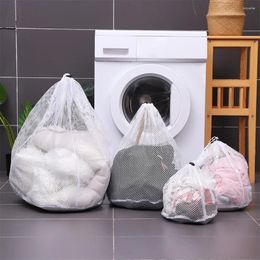 Laundry Bags 4pcs Polyester Protecting Delicates Mesh Washing Maintain Garment LARGE OPENING Bag