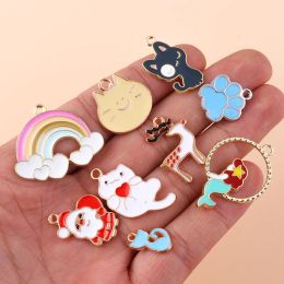 Hot Sale Mixed Cute Hearts Animals Charms Flowers Fruits Rainbow Charms for DIY Jewellery Making More than 5000 Styles Random