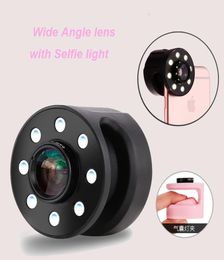 Rechargeable Ring Selfie Light with Macro Wide Angle lens Airbag Light Selfie for Smart Phone Apple Iphone Samsung HTC Onplus Mi3319203