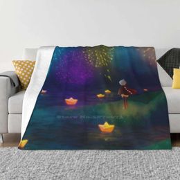 Blankets Sky Children Of The Light Digital Painting All Sizes Soft Cover Blanket Home Decor Bedding