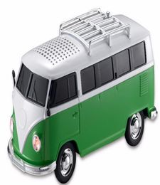 10pcslot WS266BT bluetooth speaker Colourful mini speaker car shape mini bus speaker sound box MP3U diskTFFM function9096307