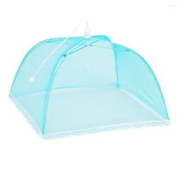 Table Mats 1 Large Mesh Screen Protect Food Cover Tent Dome Net Umbrella Picnic Kitchen Decoration And Accessories