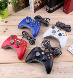 For Game Controller Xbox 360 Gamepad 5 Colors USB Wired PC Joypad Joystick Accessory Laptop Computer8713004