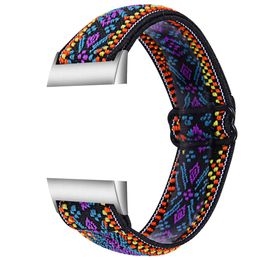 Women Elastic Watch Bands For Fitbit Charge 5 4 3 2 Sports Fabric Bracelet Strap Correa For Fitbit Charge 2 3 4 SE Wrist Loop