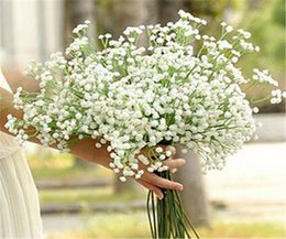 New Arrive Gypsophila Baby039s Breath Artificial Fake Silk Flowers Plant Home Wedding Decoration6715408