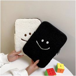 Cases Cute Smiley Laptop Carrying Sleeve 11 13 14 Inch Storage Pouch for Ipad Pro 11 12.9 Macbook A2442 A2338 HP Lenovo Tablet Bags