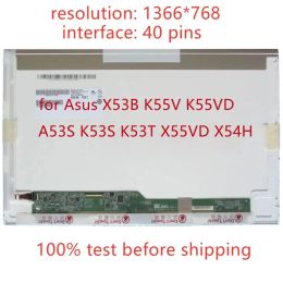 Screen 15.6 inch Laptop lcd matrix screen for Asus X53B K55V K55VD A53S K53S K53T X55VD X54H notebook display