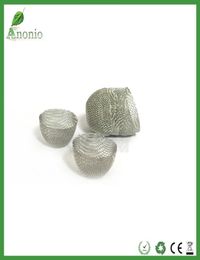 60 Mesh 12mm Round Diameter 8mm height 304 Stainless Steel Domed Bowl Silver Screens Smoking Pipe Filter screen2595027