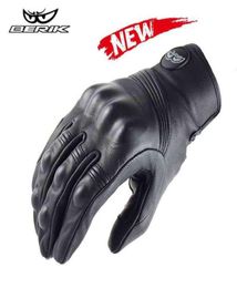 BERIK Motorcycle WaterproofBreathable Moto Leather Motocross Riding Gloves Full Finger Black Summer7273616