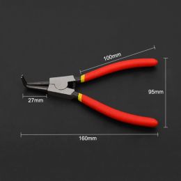 Portable 7" Internal External Pliers Retaining Clips Multifunctional Snap Ring Circlip Pliers For Hand Tool