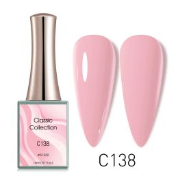 Canni Jelly Pink Nail Gel Polish French Nail Nude Color Gel Varnish Long Wear Diamond No Wipe TopCoat Nail Manicure Nail Lacquer