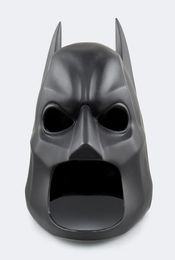 New hot sale COSPLAY Justice League Batman The Dark Knight Soft Batman Helmet 21CM PVC gift for free shipping9036044