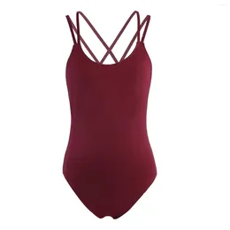 Stage Wear Polyester Skin-friendly Ballet Dancewear For Comfortable And Confident Dance Experience Light Winered L