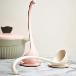 Spoons Cute And Creative Swan Ladle For Soups Stews High-Temperature Resistant Long-Handled Spoon Household Use