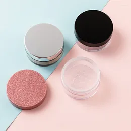 Storage Bottles 30g/50g Plastic Loose Powder Jar With Sifter Empty Cosmetic Container Cap Makeup Compact Portable Box