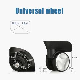 Suitable For A57 Suitcase Carrying Wheel Suitcase Replacement Parts Pulley Luggage Accessories Replacement Silent Casters