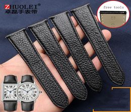 17mm 20mm 23mm leather watch strap for TANK London Solo men and women039s watch band9212995