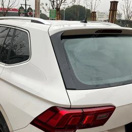 Car Rear Window Side Spoiler Wings For VW Tiguan MK2 2017-2021 ABS Gloss Black Rear Side Spoiler Canards Splitter Exterior Parts